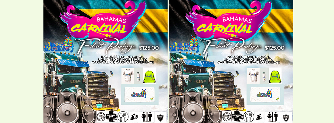 Bahamas Carnival 2025 T-Shirt Package