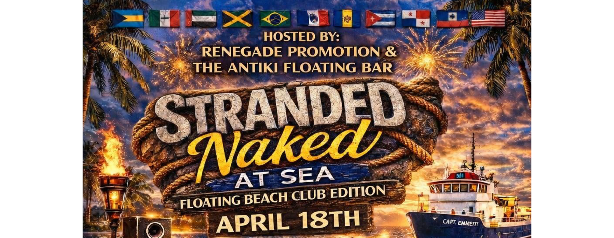 Stranded Naked at Sea